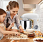 Планетарний міксер тістоміс 1800Вт чаша 8л COOKDEYI SM 1522NM White, фото 8