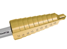 Ступенчатое сверло от 20-30 мм с покрытием TiN-GOLD Karnasch (Германия) - фото 1 - id-p305101898