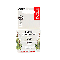 ЗУБНА НИТКА ОРГАНІЧНА ТМ Radius зі смаком гвоздики та кардамону Floss   Organic Clove Cardamom