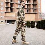 Тактичний костюм 3 в 1 PATRIOT SET Rip-Stop (бойова сорочка Ubacs(Убакс)+кітель+штани Apex) GRIFON Піксель, фото 3