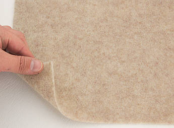 Автомобільний ковролін Superflex бежевий, тягучий, тягучий, щільність 450г/м2, товщина 4мм, ширина 205см