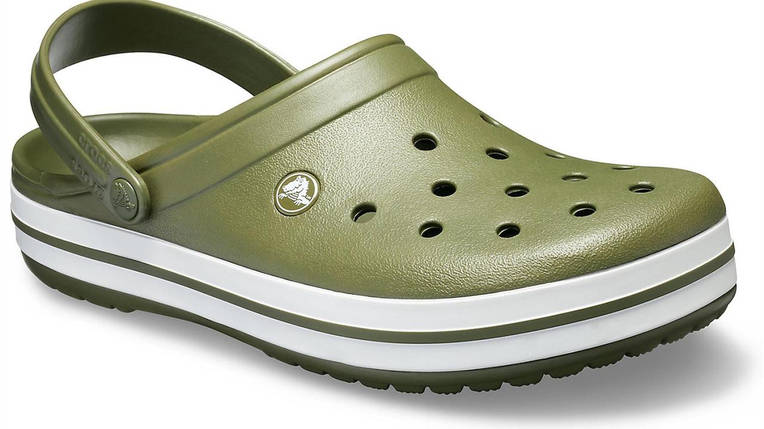 Crocs Crocband Clog Army Green Унісекс Сабо Крокс Крокбенд Хакі — Оригінал, фото 2