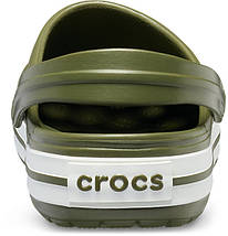 Crocs Crocband Clog Army Green Унісекс Сабо Крокс Крокбенд Хакі — Оригінал, фото 4