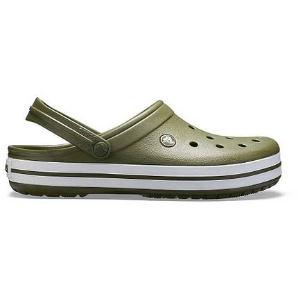Crocs Crocband Clog Army Green Унісекс Сабо Крокс Крокбенд Хакі — Оригінал, фото 1