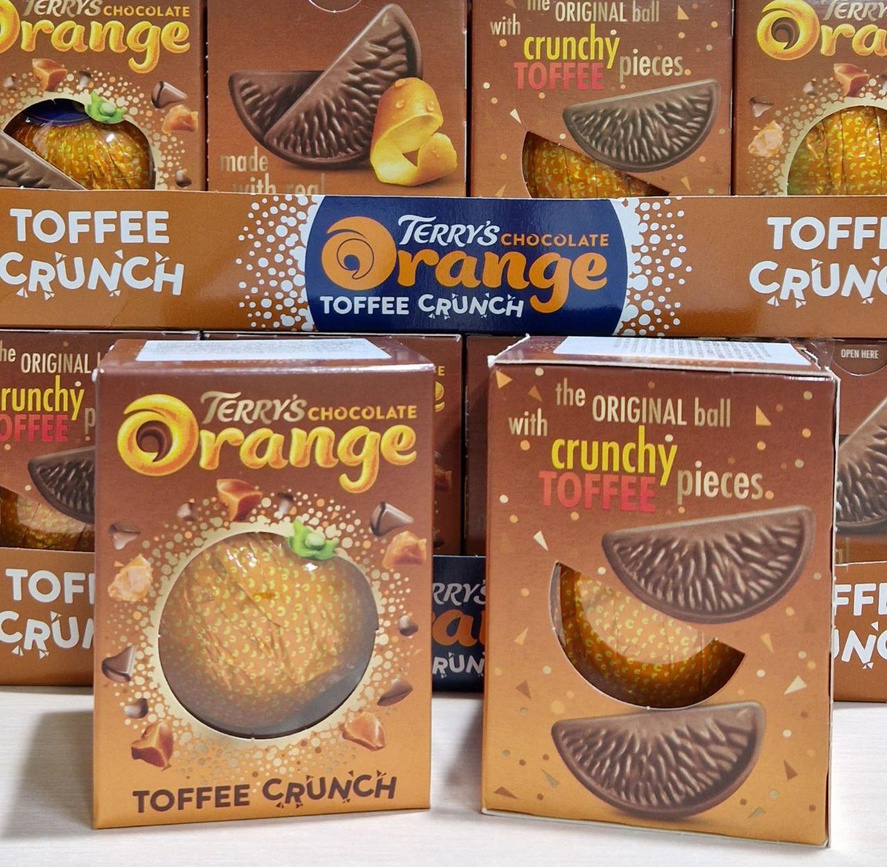 Шоколадний апельсин Terry’s Orange Chocolate Toffee Crunch 152 г.