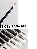 Пензлик для малювання Saga Professional 06, штучний ворс 10 мм
