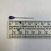 Кравецькі шпильки "Крапля" (480шт) асортименті (4см) (6180)