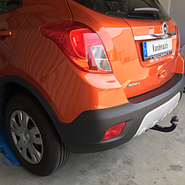 Фаркоп Opel Mokka 2012-2020 (Опель Мока) швидкоз'ємний гак на ключах, фото 3
