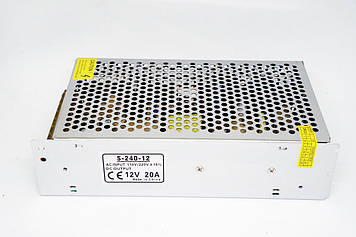 12 V 20 A S-240-12 Блок живлення адаптер Метал