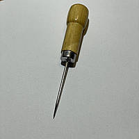 Шило швейное 12,5см деревянная ручка (6390)