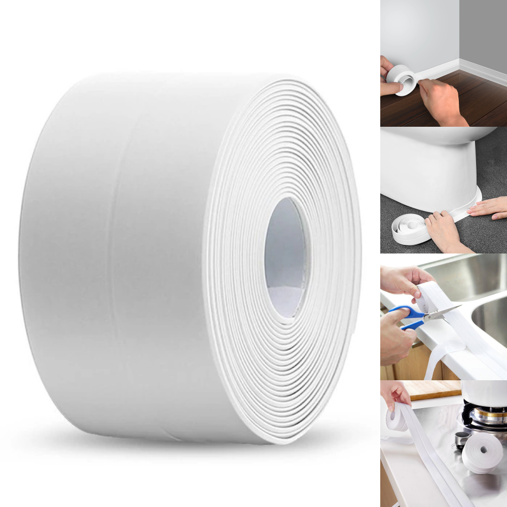 Водонепроникна клейка стрічка 2,5 метра Waterproof Tape / Ізоляційний скотч / Бордюрна стрічка для стиків, фото 1