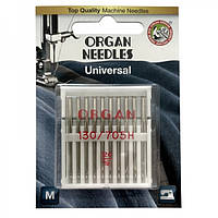 Голки швейні універсальні ORGAN №120 для побутових швейних машин блістерна упаковка 10 штук (6507)