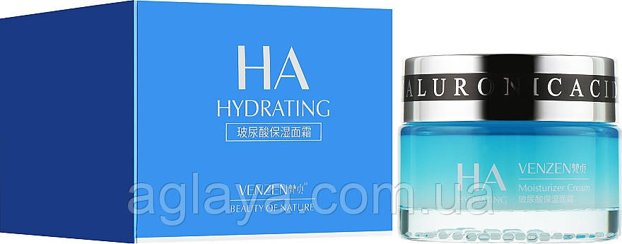 Крем для обличчя з гіалуроновою кислотою Venzen Ha Hyaluronic Acid, 50 г