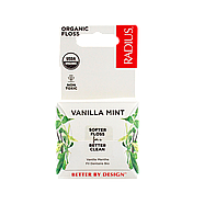 ЗУБНА НИТКА ОРГАНІЧНА ТМ Radius зі смаком ванілі та м'яти Floss  Organic  Vanilla Mint, фото 2