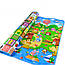Двосторонній килимок 180х200 см дитячий розвиваючий термокилимок для дітей ігровий мат для повзання, фото 4