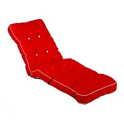 Матрац для шезлога Melissa тексилк червоний