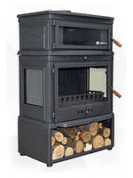 Чугунная печь Flame Stove Retro Lux Dik Style з духовкою