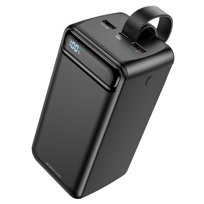 Портативний акумулятор павербанк Power Bank Borofone BJ14D (50000 mAh) Course 22.5W+PD20W Black