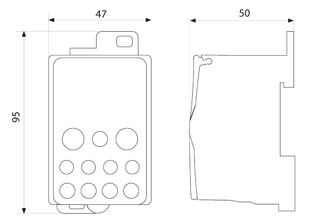 Купить JHUKK-250, Распределительный блок на DIN -рейку, 250А (вход 1х35 ...