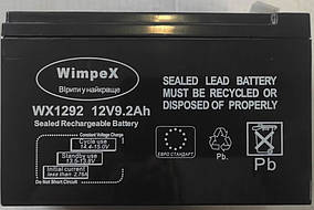 Акумулятор WimpeX WX1292 12 V 9.2 Ah Black