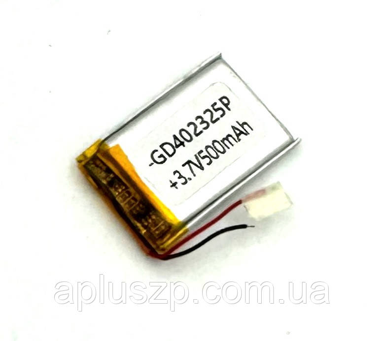 Акумулятор універсальний 37х25х4 мм 3.7V 500mAh (GD402325P)