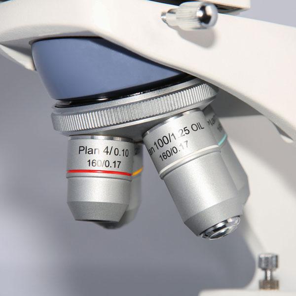 Микроскоп лабораторный FS-7630 тринокулярный 40х-1000х, аккумулятор 10 ч, планахромат OIL - фото 3 - id-p1735052462