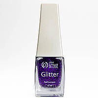 Лак для нігтів з блискітками Colour Intense Glitter 10 мл PL-10 № 301 Фіолетовий