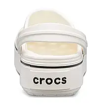 Crocs Crocband Platform Clog White — Жіночі Сабо Крокс Крокбенд Платформ Білі — Оригінал, фото 4