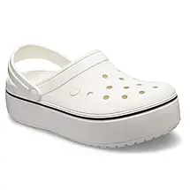 Crocs Crocband Platform Clog White — Жіночі Сабо Крокс Крокбенд Платформ Білі — Оригінал, фото 5