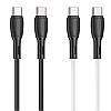 Кабель для зарядки Type-C to Type-C Android BOROFONE BX86 |1м/3A| Чорний, фото 5