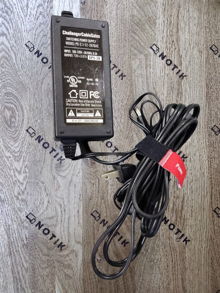 Блок живлення Challenger Cable Sales 12V/2.67A 5.5x2.1 (PS-2.1-12-267DAC) Б/В