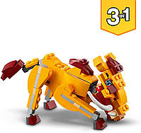 Конструктор Lego Creator 3-in-1 Дикий Лев 224 деталі (31112), фото 6