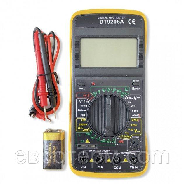 Мультиметр-тестер цифровий Digital Multimeter DT9205A