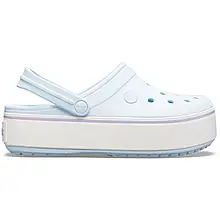 Crocs Crocband Platform Clog Ice/Blue Жіночі Сабо Крокс Крокбенд Платформ