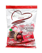Цукерки із темного шоколаду Вишня у лікері il Chocolatier Liquore Cherries, 150 г