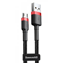 Кабель Baseus Cafule Micro USB 2.4A (1m) red/black