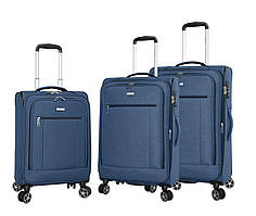 Валіза Snowball 31104 Синій Комплект валіз