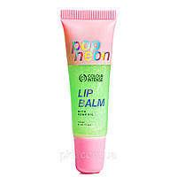 Блиск-бальзам для губ Colour Intense Lip Balm Pop Neon з конопляною олією 10 мл № 01 Яблучний
