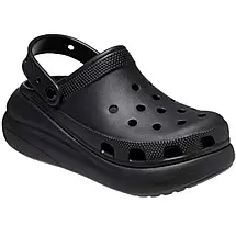 Crocs Classic Crush Clog Black — Жіночі Сабо Крокс Класік Краш Чорні Платформа — Оригінал, фото 4