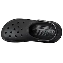 Crocs Classic Crush Clog Black — Жіночі Сабо Крокс Класік Краш Чорні Платформа — Оригінал, фото 5