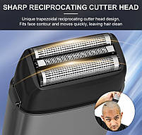 Професійний шейвер Hatteker Professional Triple Shaver Silver (TX4-SL), фото 4