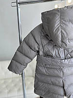 Куртка пальто на дівчинку Сіра ZH-8502 OLAIBAOBAO, Серый, Для девочек, Весна Осень, 4