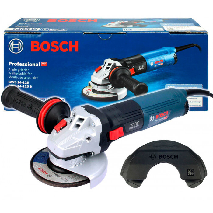 Кутова шліфмашина Bosch GWS 14-125 S Professional (1.4 кВт, 125 мм)