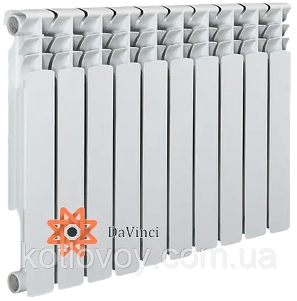 Біметалевий радіатор DaVinci Bi-metal 500/100, фото 3