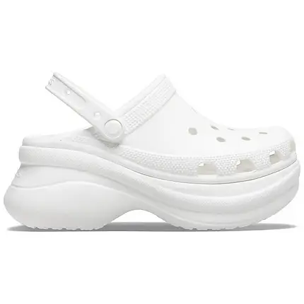 Crocs Classic Bae Clog White — Жіночі Сабо Крокс Класік Бей Білі Платформа — Оригінал, фото 1