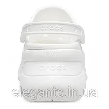 Crocs Classic Bae Clog White — Жіночі Сабо Крокс Класік Бей Білі Платформа — Оригінал, фото 3