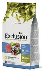 Exclusion корм для собак Adult Tuna Medium Breed для собак середніх порід з тунцем, 12кг