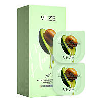 Восстанавливающая маска для волос с авокадо Veze Avocado Repair And Supple Wet Hair Film (упаковка 6 шт)