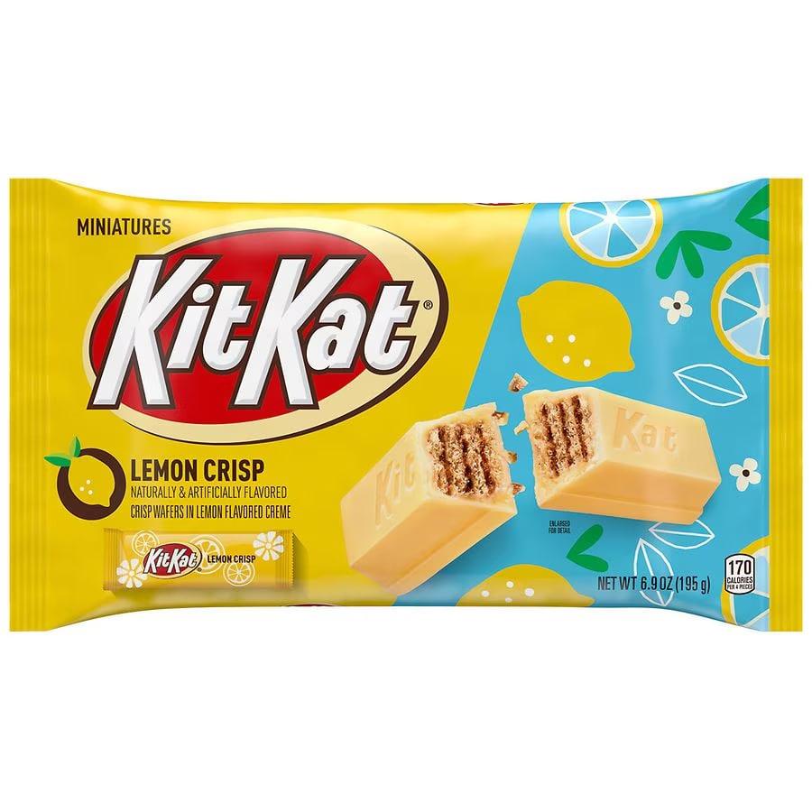 Шоколад Kit Kat Easter Lemon Crisp Miniatures Wafer Bar 195g