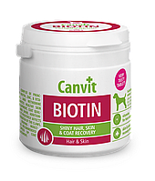 Пищевая добавка для собак Canvit BIOTIN для шерсти 100 г